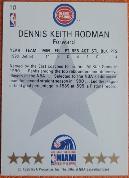 1990-91 Hoops #10 Dennis Rodman