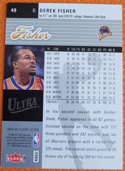 2006-07 Ultra #49 Derek Fisher