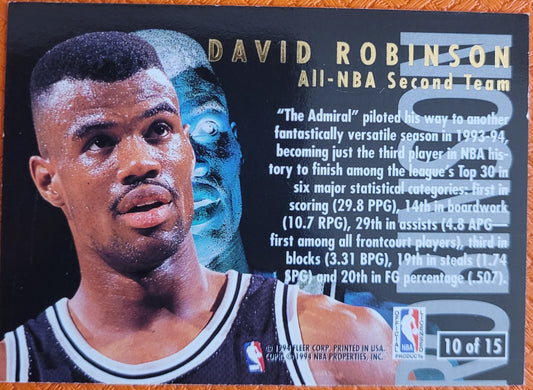 1994-95 Ultra #10 David Robinson All-NBA