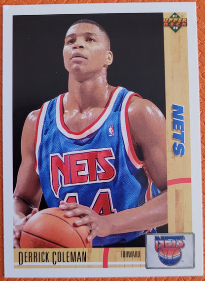 1991-92 Upper Deck #332 Derrick Coleman