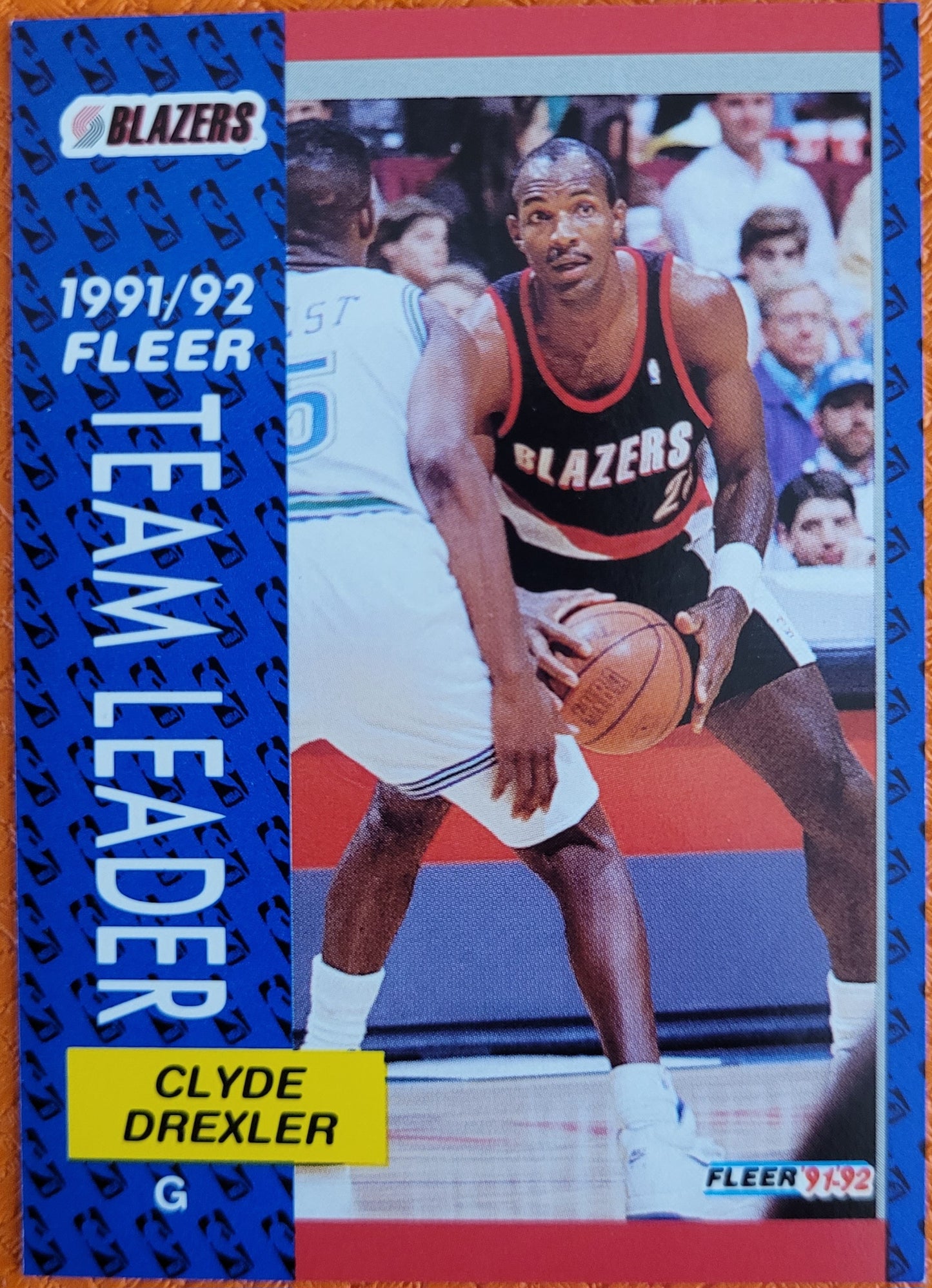 1991-92 Fleer #393 Clyde Drexler
