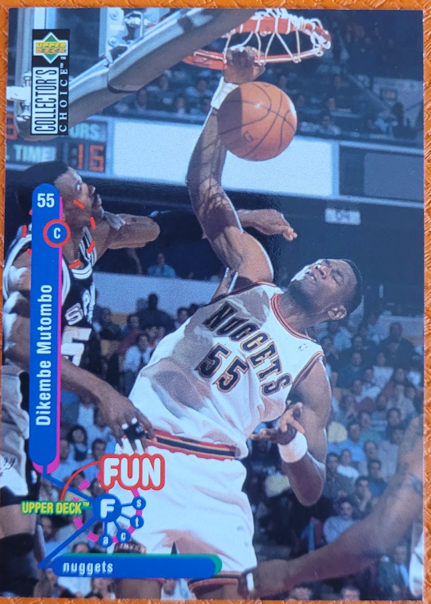 1995-96 Collector's Choice French I #172 Dikembe Mutombo
