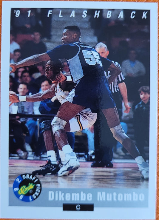 1992 Classic Draft Picks #98 Dikembe Mutombo