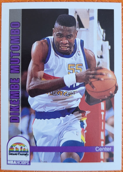 1992-93 Hoops #60 Dikembe Mutombo