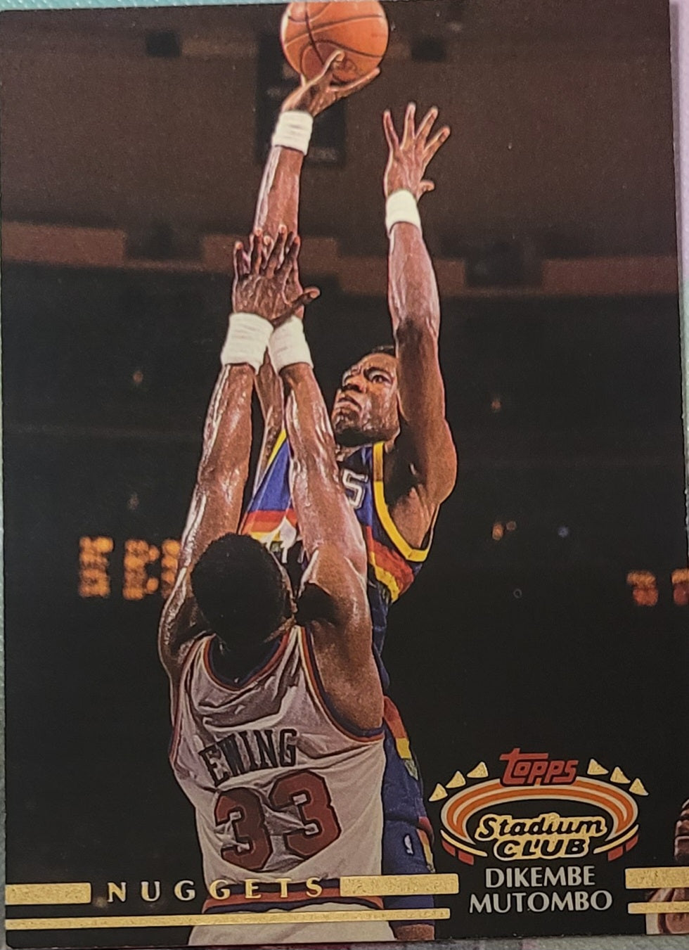 1992-93 Stadium Club #273 Dikembe Mutombo Members Only