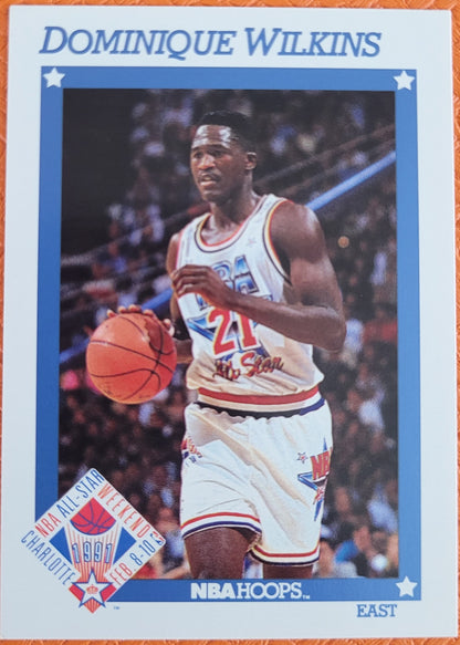 1991-92 Hoops #259 Dominique Wilkins