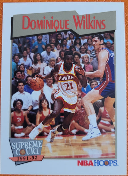 1991-92 Hoops #449 Dominique Wilkins