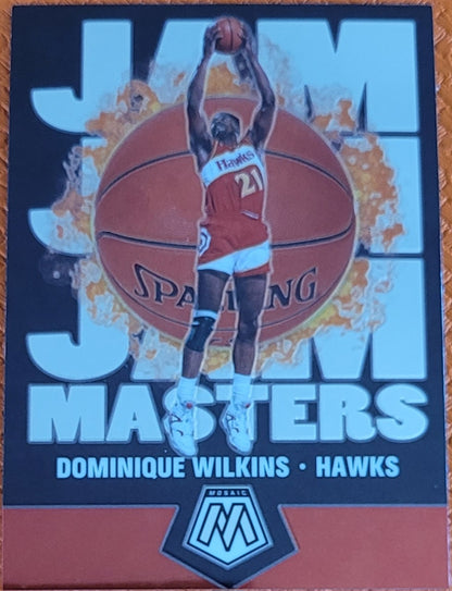2019-20 Panini Mosaic #12 Dominique Wilkins Jam Masters Mosaic