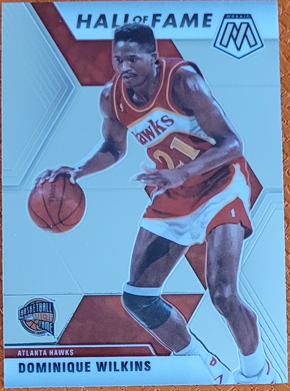 2019-20 Panini Mosaic #294 Dominique Wilkins Silver Prizm