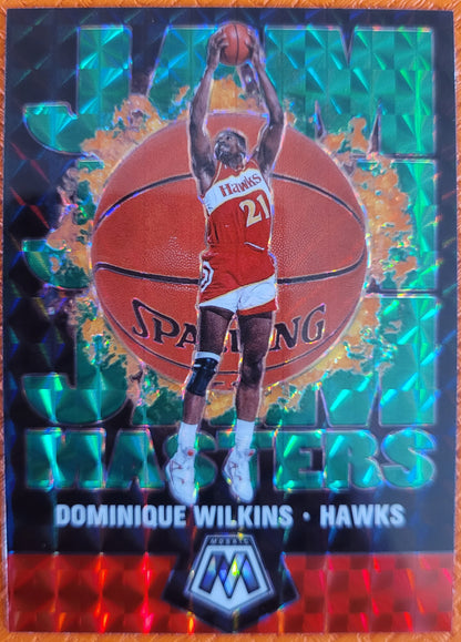 2019-20 Panini Mosaic #12 Dominique Wilkins Jam Masters Green
