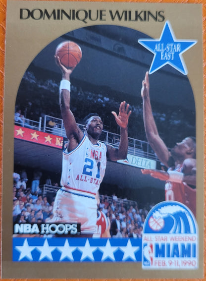 1990-91 Hoops #12 Dominique Wilkins