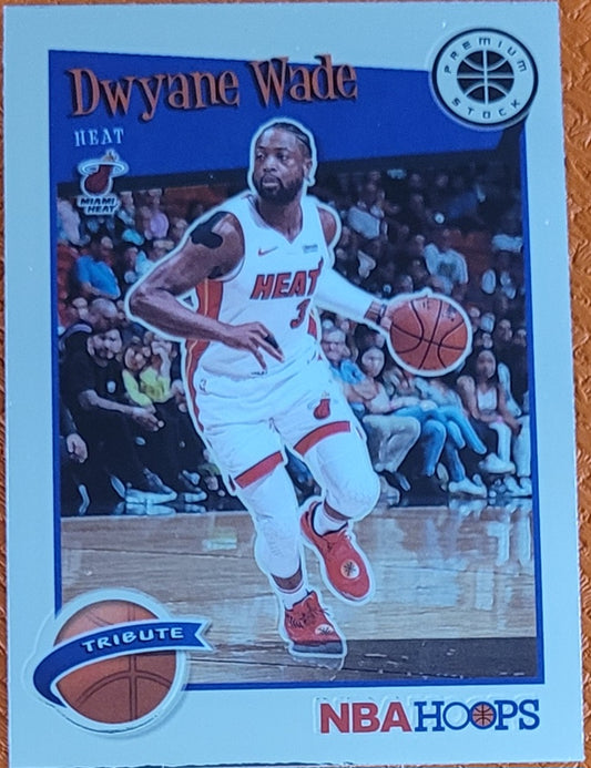 2019-20 Hoops Premium Stock #287 Dwyane Wade Prizms Flash