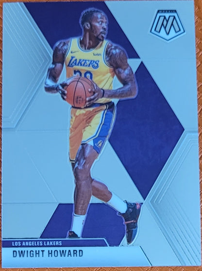 2019-20 Panini Mosaic #58 Dwight Howard Silver Prizm