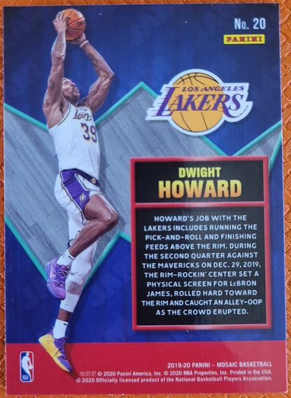 2019-20 Panini Mosaic #20 Dwight Howard Jam Masters Mosaic