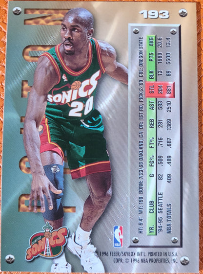 1995-96 Metal #193 Gary Payton