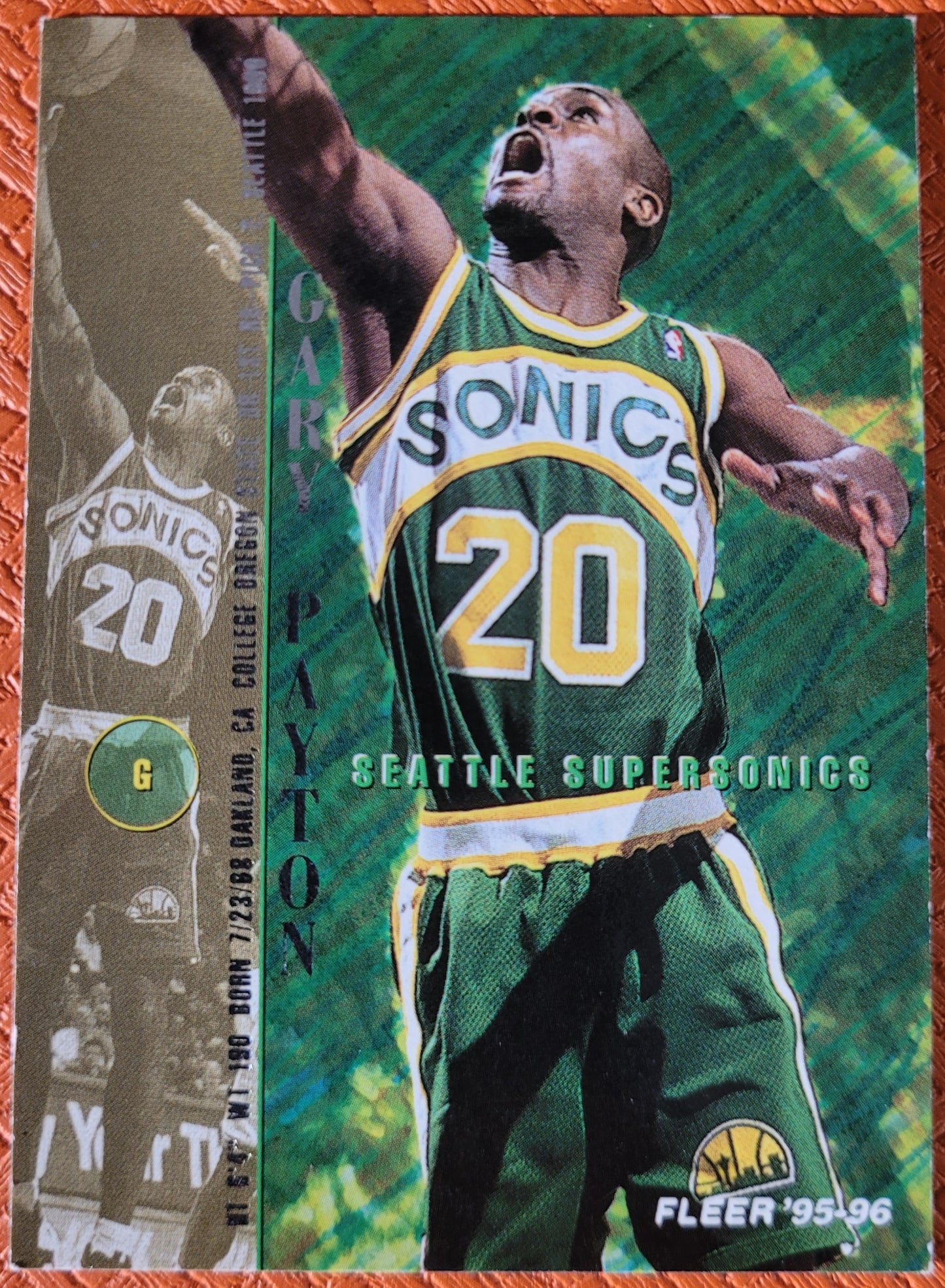 1995-96 Fleer European #180 Gary Payton
