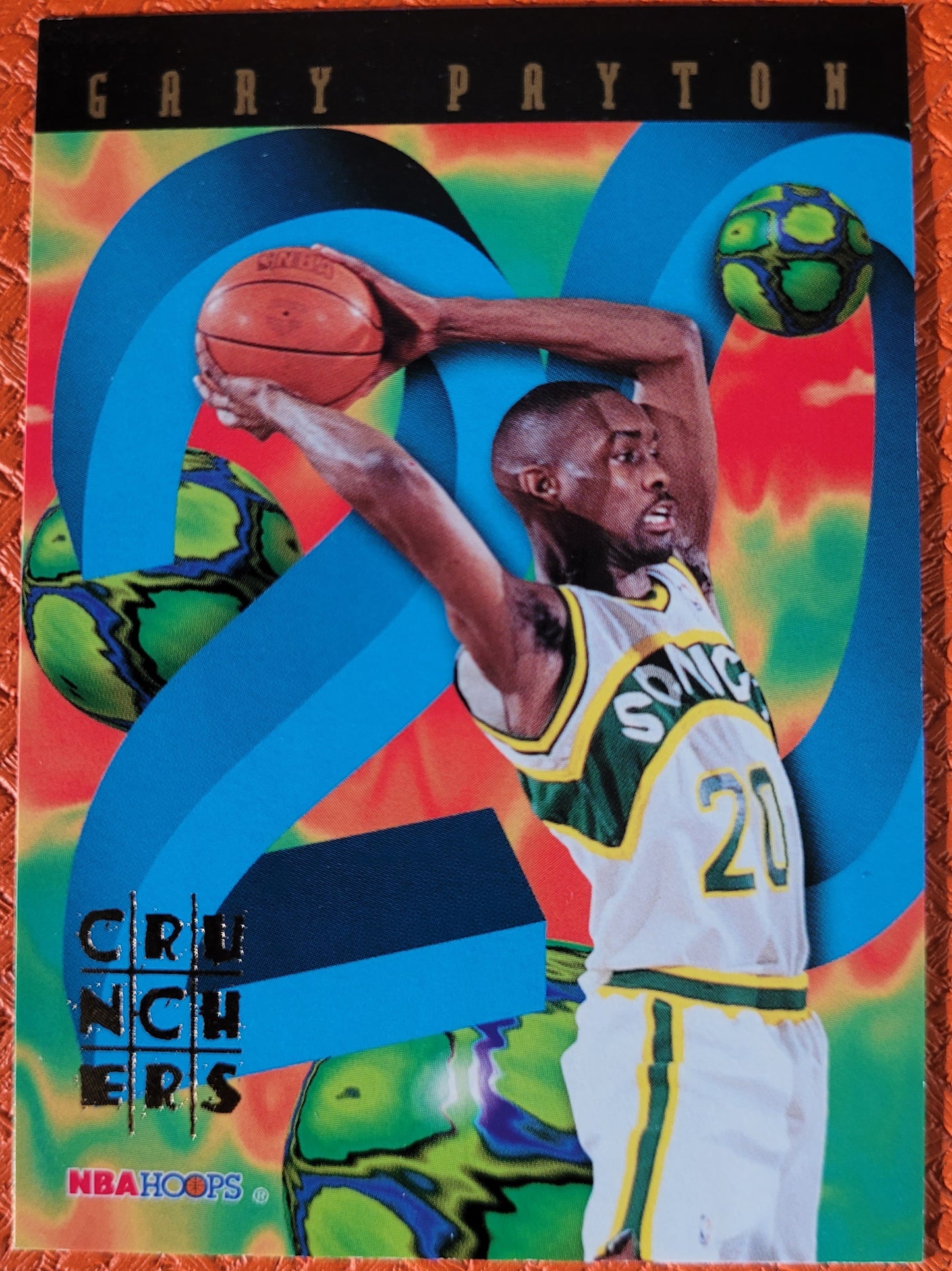 1995-96 Hoops #13 Gary Payton Number Crunchers