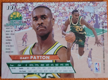 1993-94 Ultra #181 Gary Payton