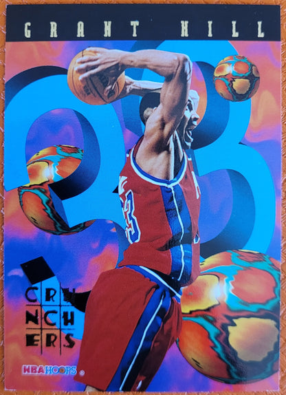 1995-96 Hoops #3 Grant Hill Grant Hill Number Crunchers Box Topper
