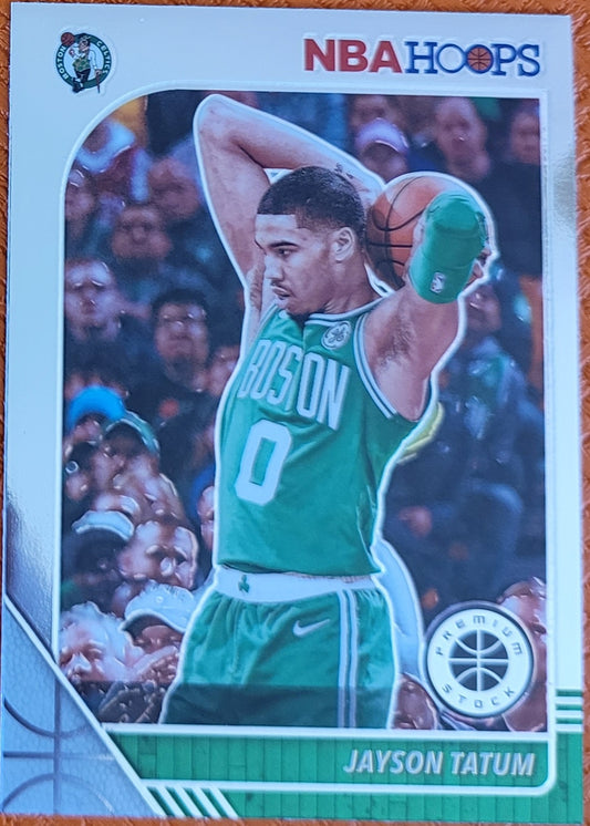 2019-20 Hoops Premium Stock #6 Jayson Tatum Prizms Pulsar