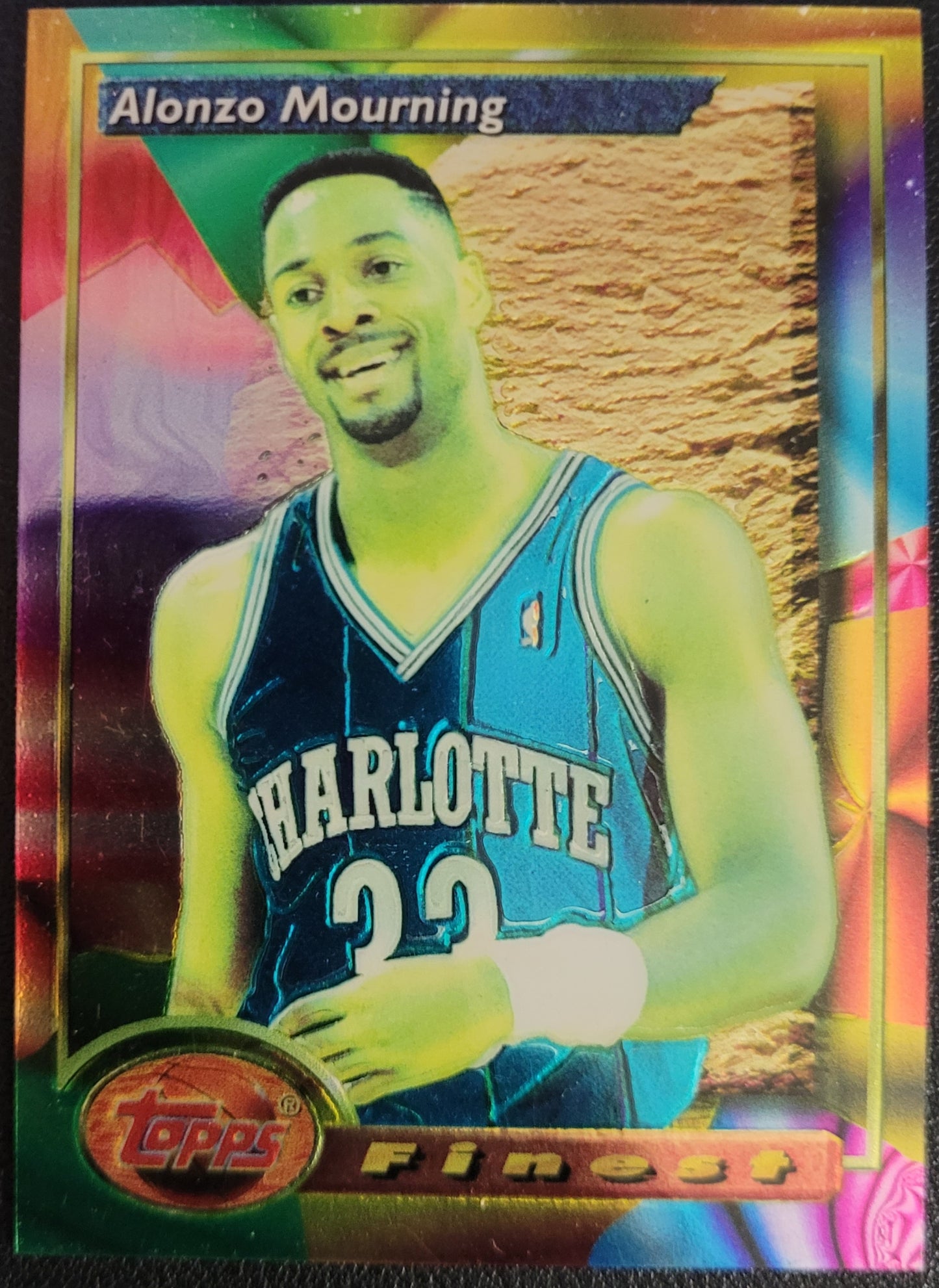 1993-94 Finest #201 Alonzo Mourning Refractors