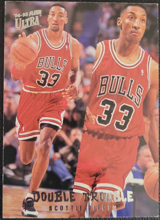 1994-95 Ultra #7 Scottie Pippen Double Trouble