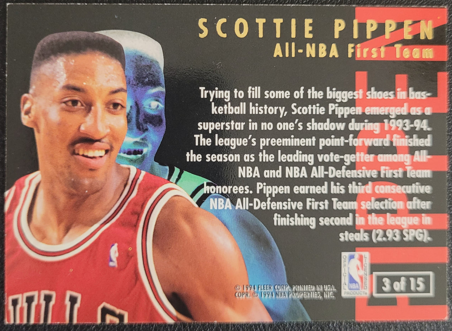 1994-95 Ultra #3 Scottie Pippen All-NBA