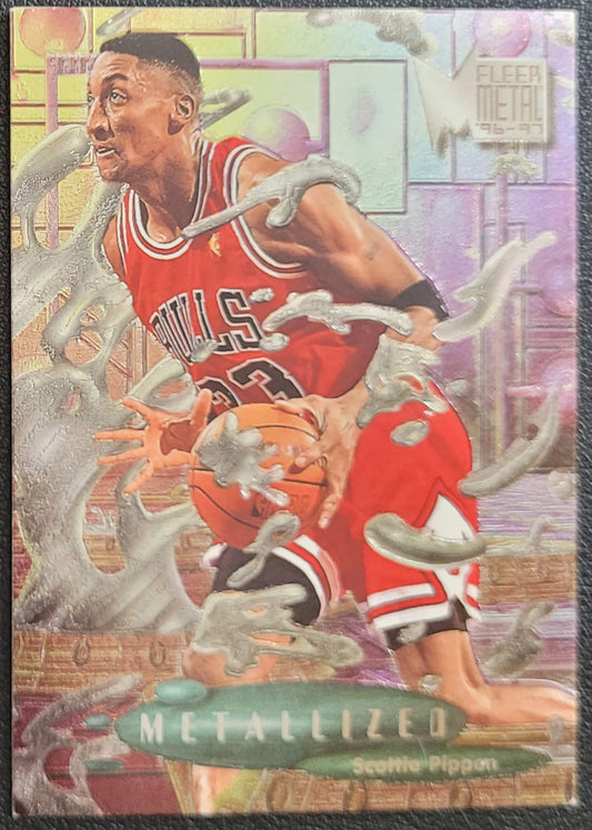 1996-97 Fleer Metal #229 Scottie Pippen Metalized