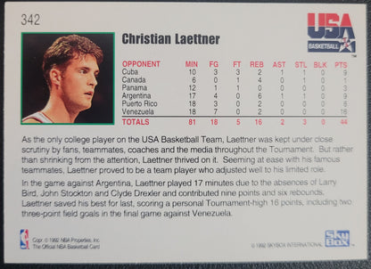 1992-93 Hoops #342 Christian Laettner