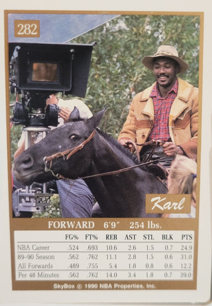 1990-91 SkyBox #282 Karl Malone