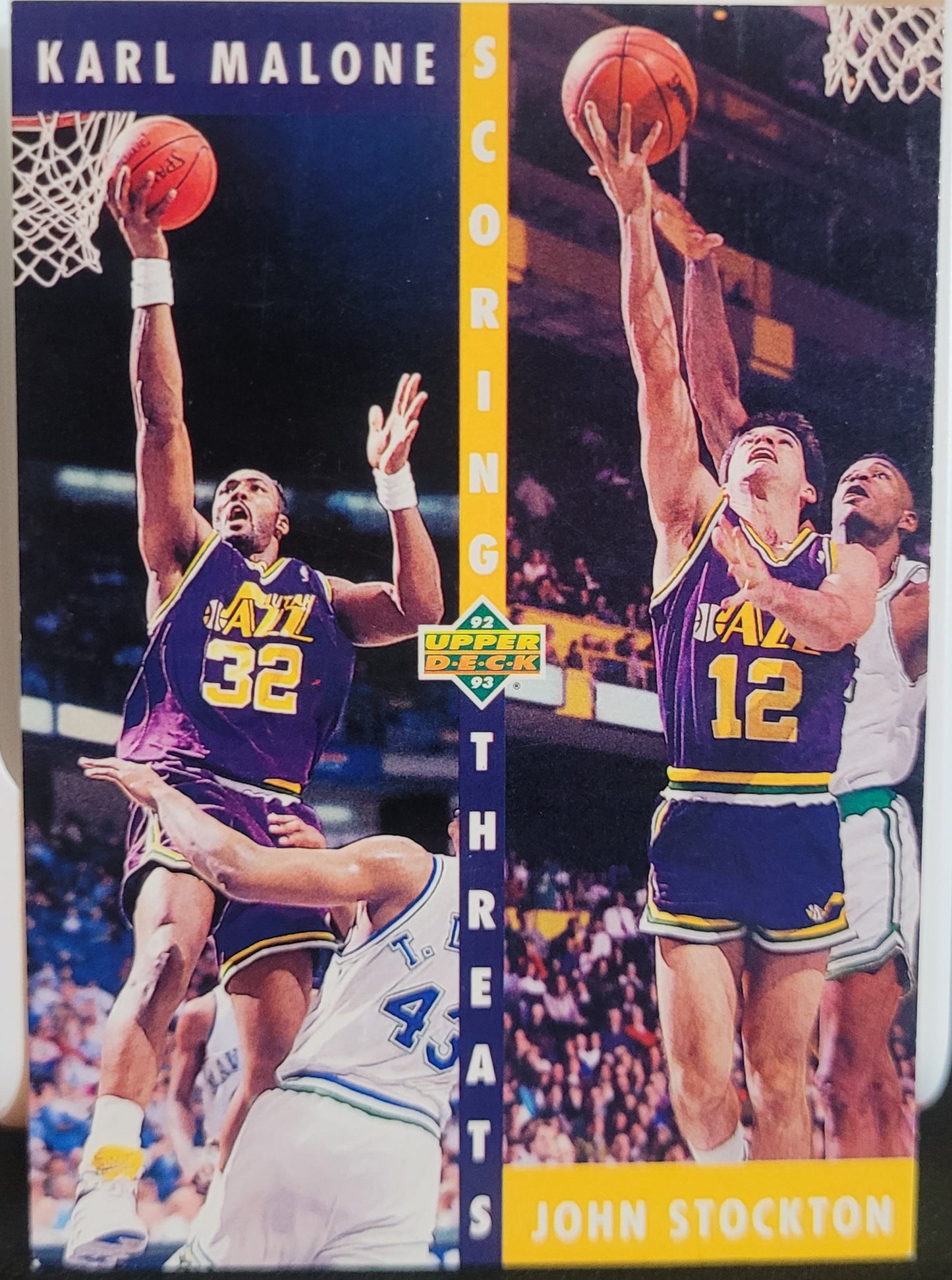 1992-93 Upper Deck #66 Karl Malone / John Stockton