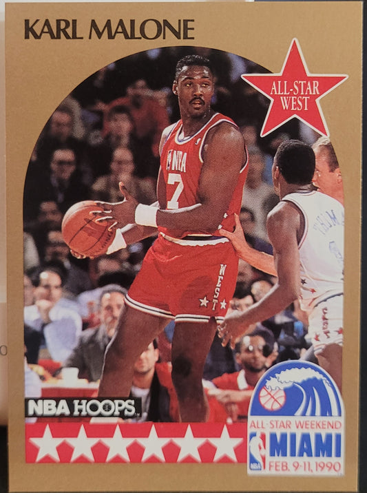 1990-91 Hoops #21 Karl Malone