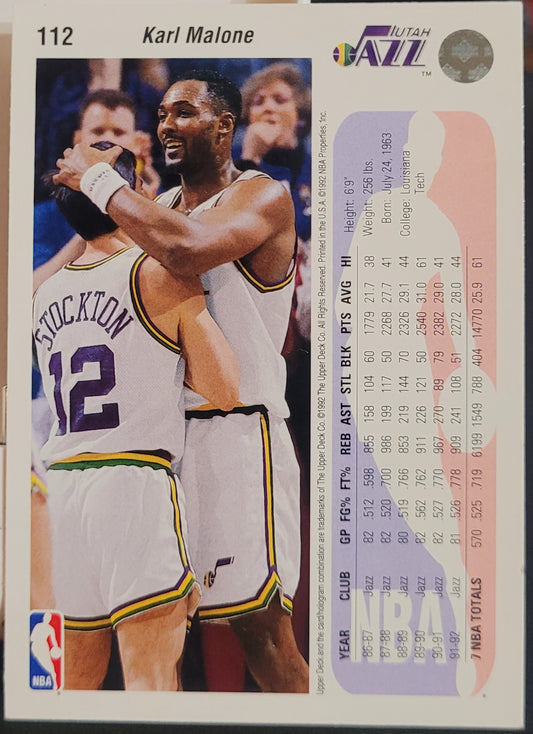 1992-93 Upper Deck #112 Karl Malone