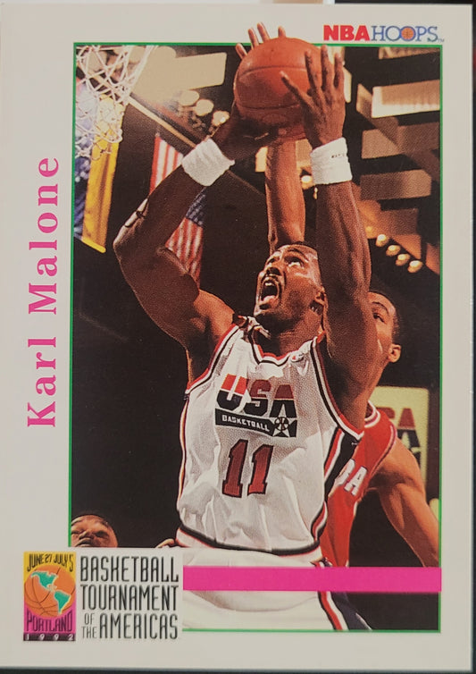 1992-93 Hoops #343 Karl Malone