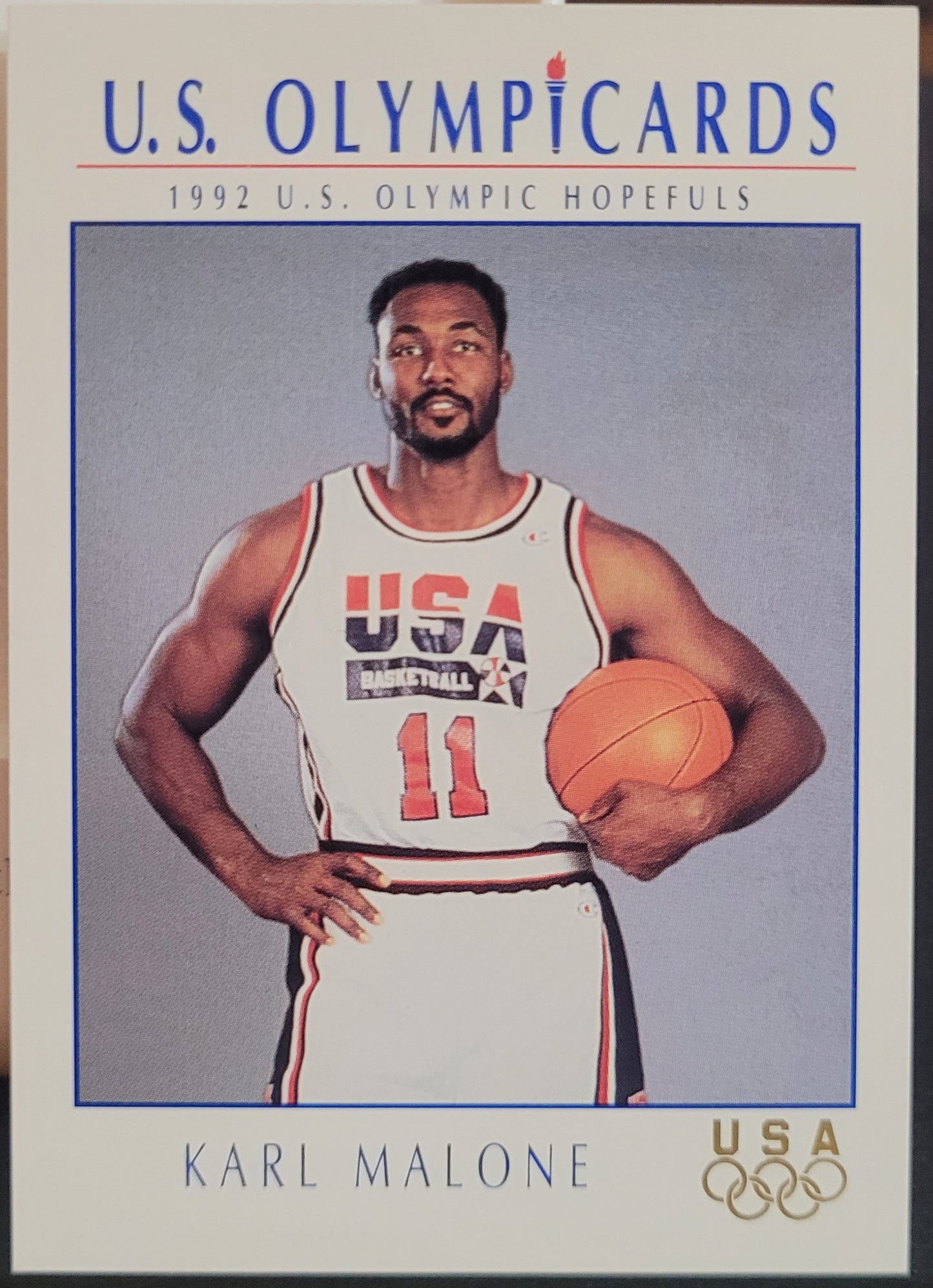 1992 Impel Olympicards: 1992 U.S. Olympic Hopefuls #13 Karl Malone