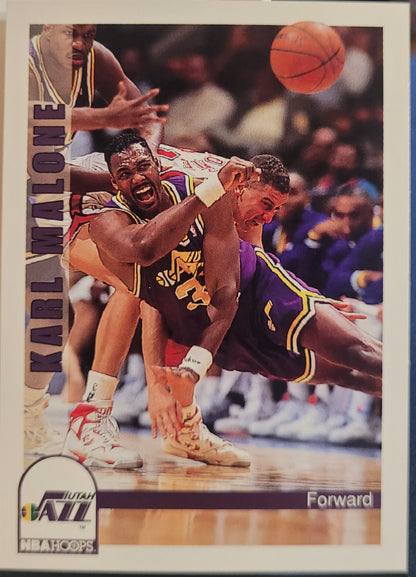 1992-93 Hoops #227 Karl Malone