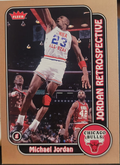 2008-09 Fleer #MJ-6 Michael Jordan Michael Jordan Retrospective