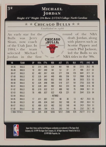 1999-00 Upper Deck Victory #32 Michael Jordan