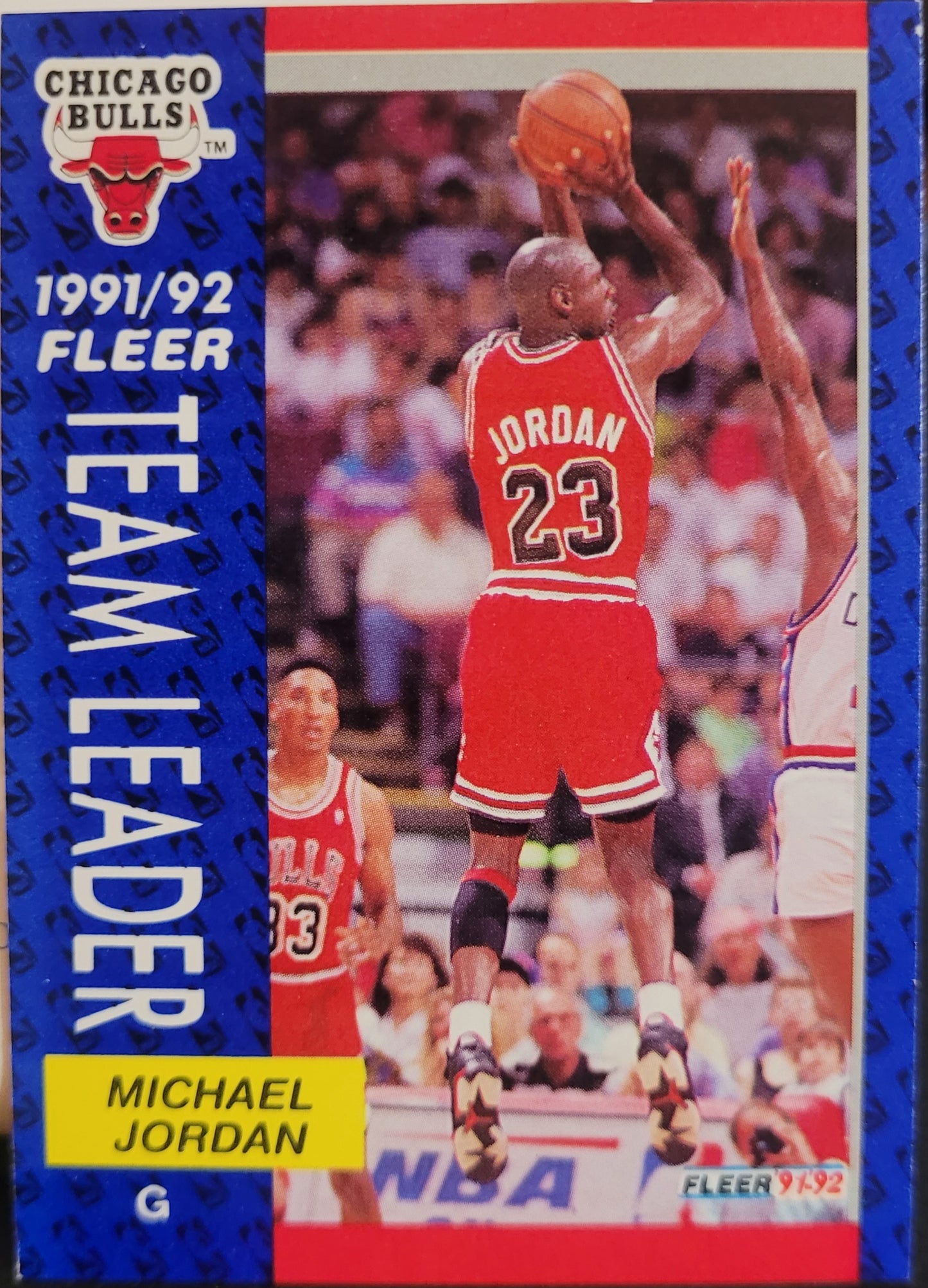 1991-92 Fleer #375 Michael Jordan 3D Acrylic