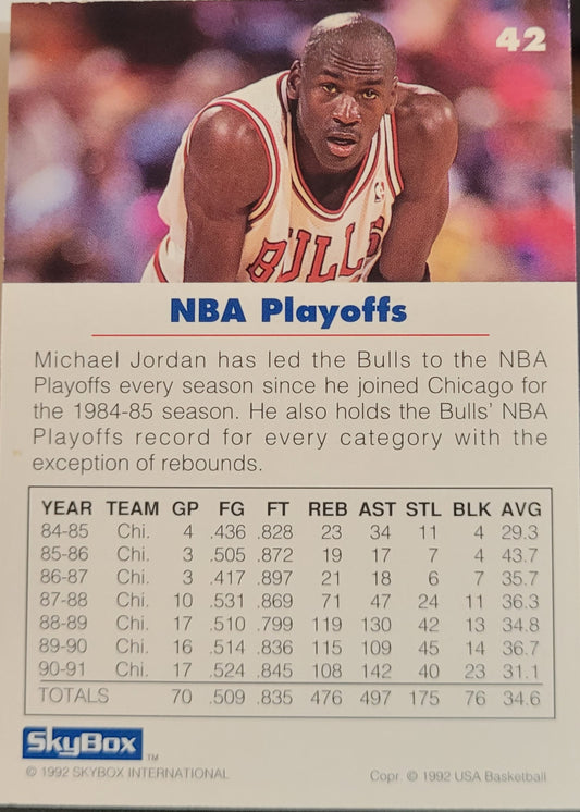 1992 SkyBox USA #43 Michael Jordan