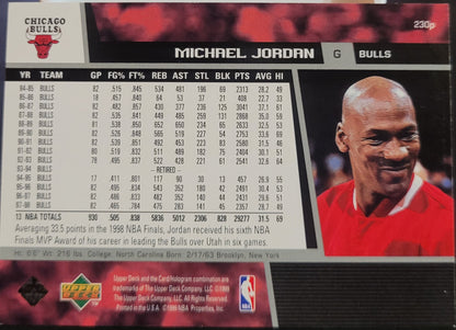 1998-99 Upper Deck #230p Michael Jordan