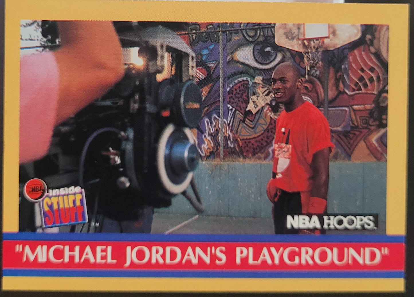 1990-91 Hoops #382 "Michael Jordan's Playground"