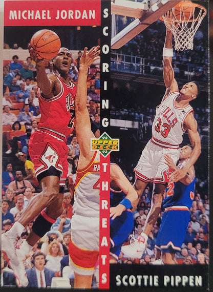 1992-93 Upper Deck #62 Michael Jordan / Scottie Pippen