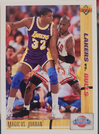 1991-92 Upper Deck #34 Magic vs. Jordan