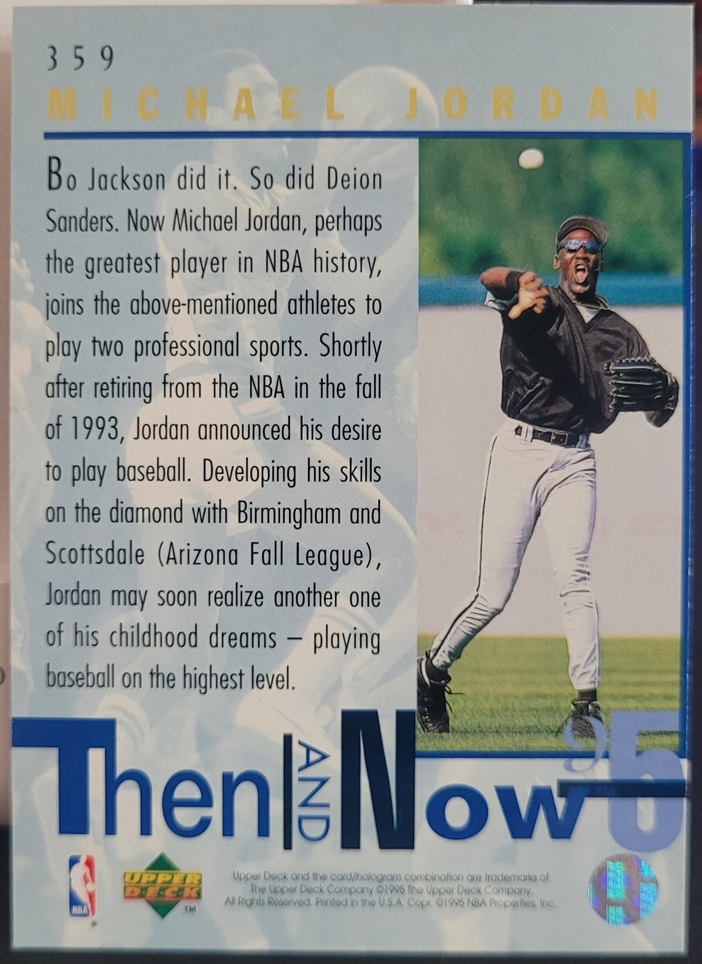 1994-95 Upper Deck #359 Michael Jordan