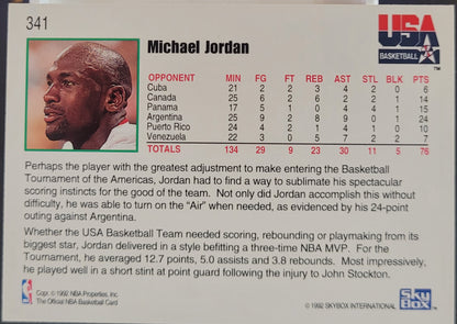 1992-93 Hoops #341 Michael Jordan