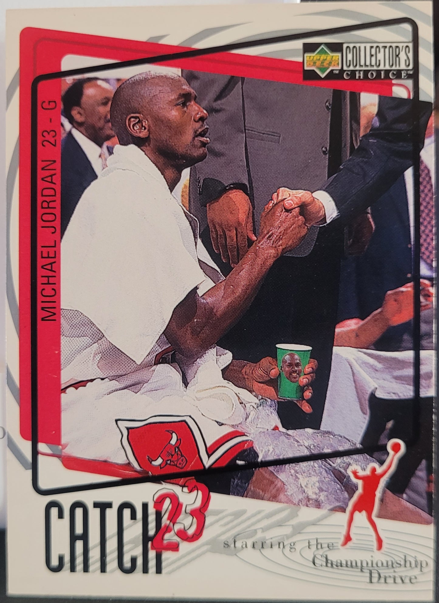 1997-98 Collector's Choice #189 Michael Jordan Catch 23 3x5