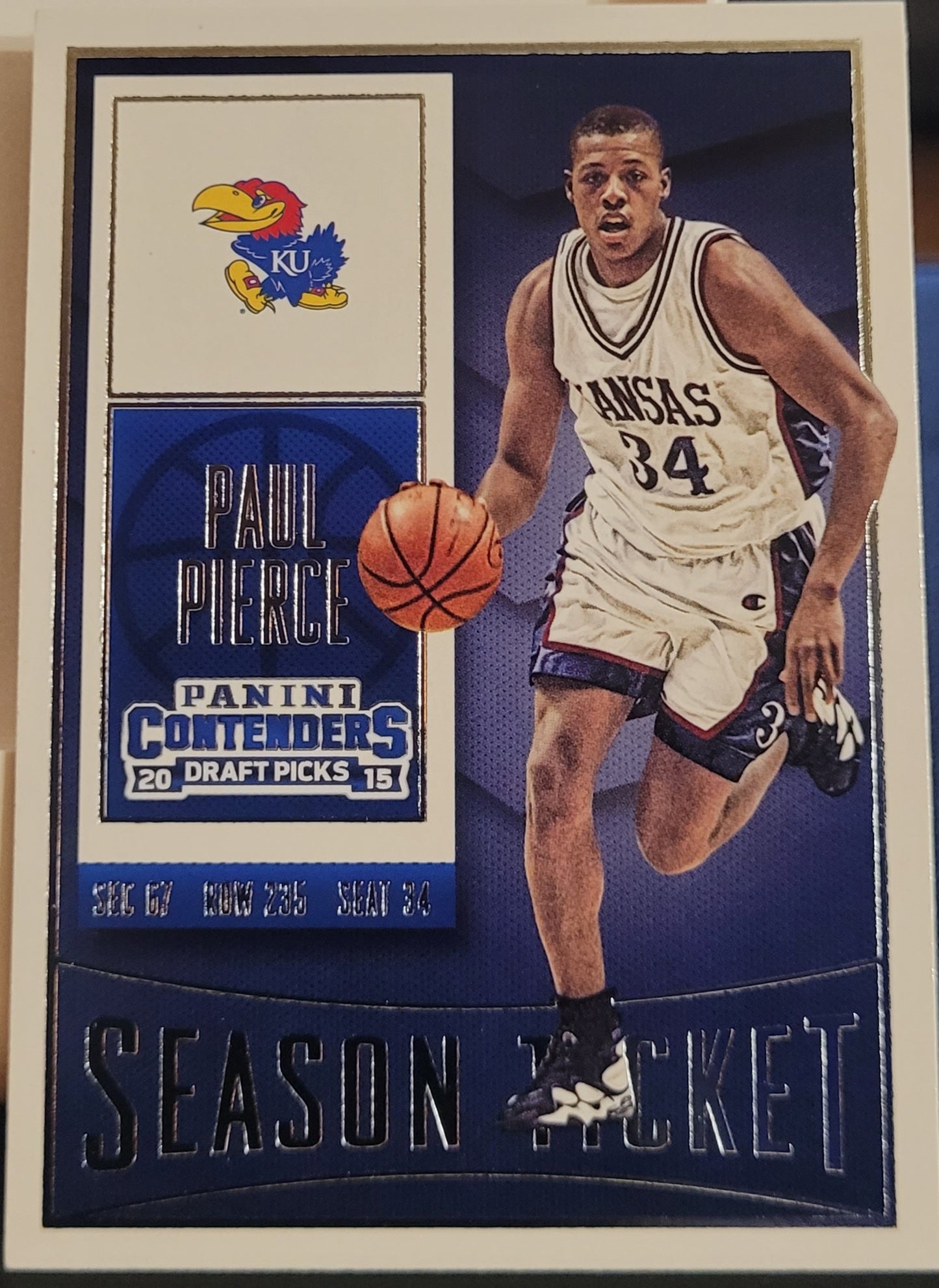 2015 Panini Contenders Draft Picks #80 Paul Pierce