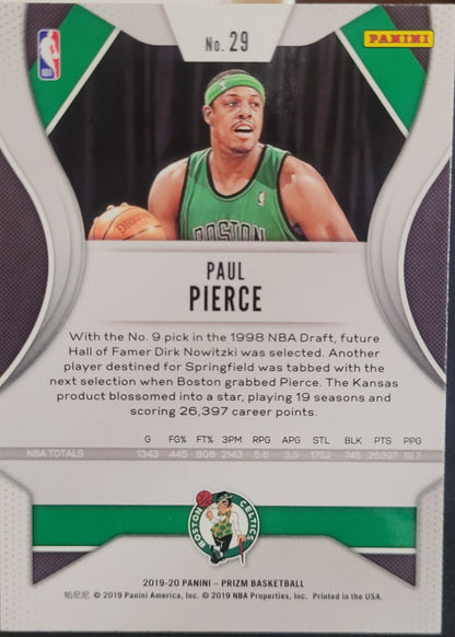 2019-20 Panini Prizm #29 Paul Pierce