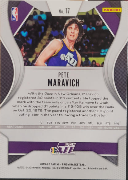 2019-20 Panini Prizm Silver #17 Pete Maravich